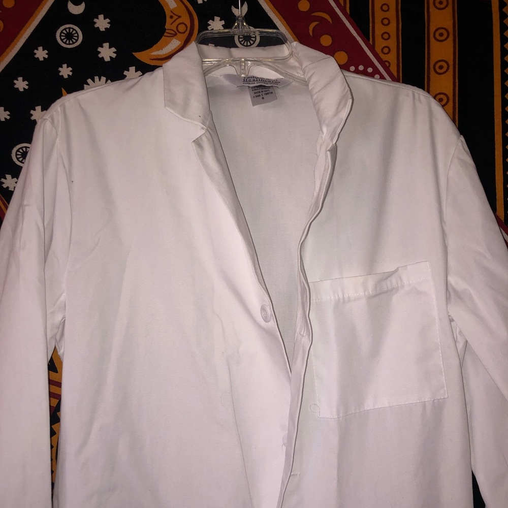 White Button Down Lab Coat (accepted by most colleges)